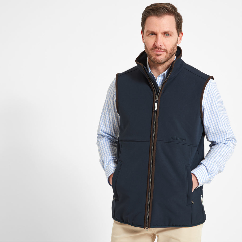 Schoffel Mens Belton Gilet - Navy