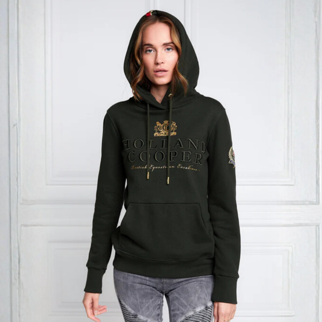 Holland Cooper Heritage Hoodie - Racing Green