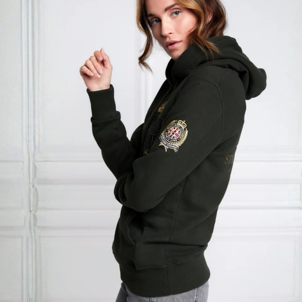 Holland Cooper Heritage Hoodie - Racing Green