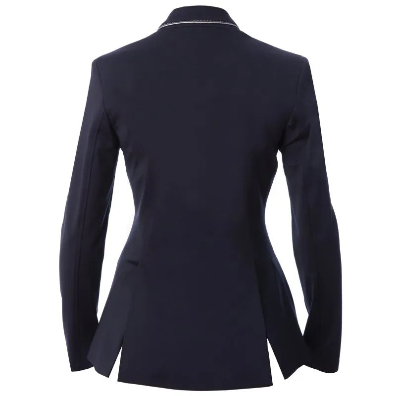 Equetech Jersey Deluxe Competition Jacket - Black/Silver