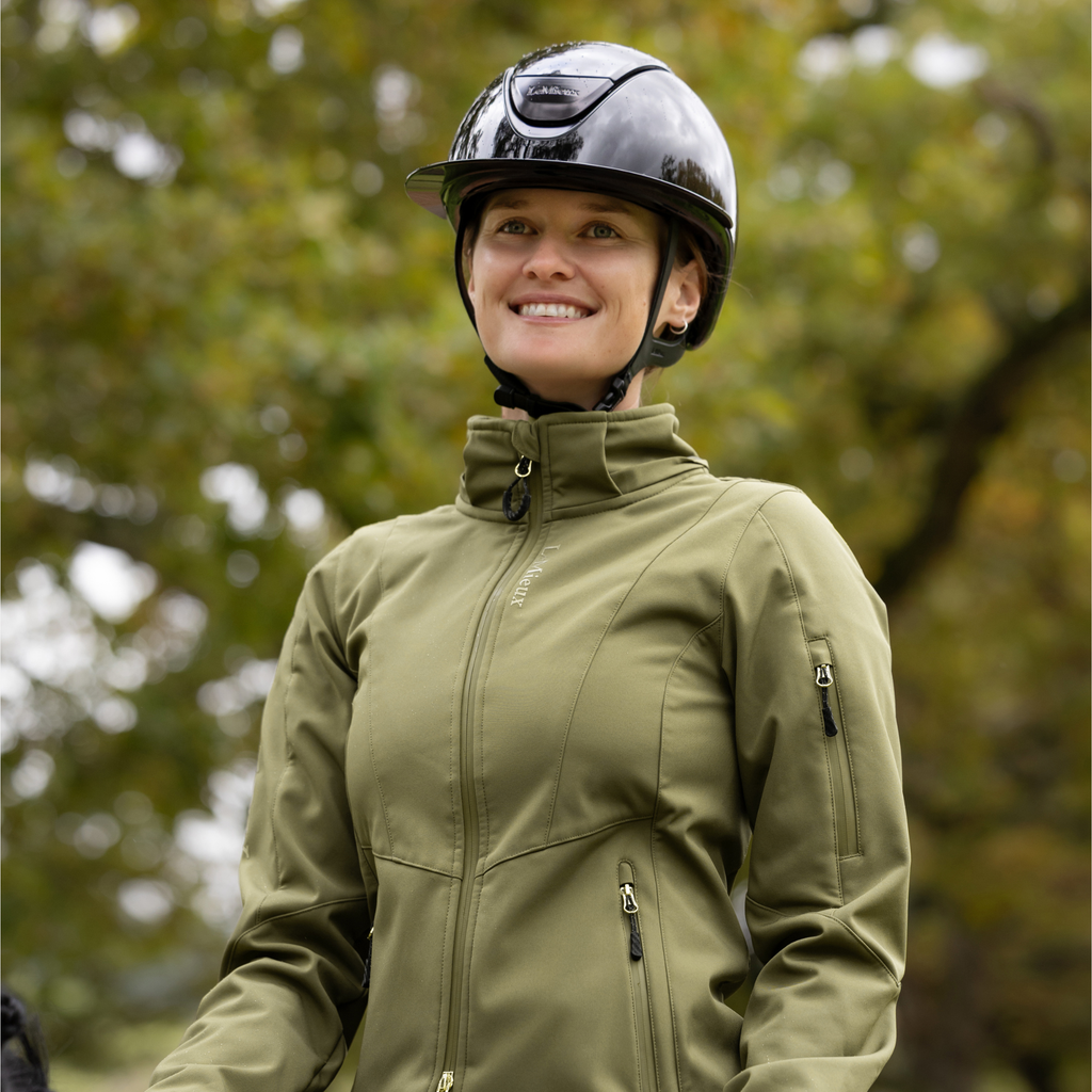 LeMieux Ladies Celine Softshell Jacket - Willow Green