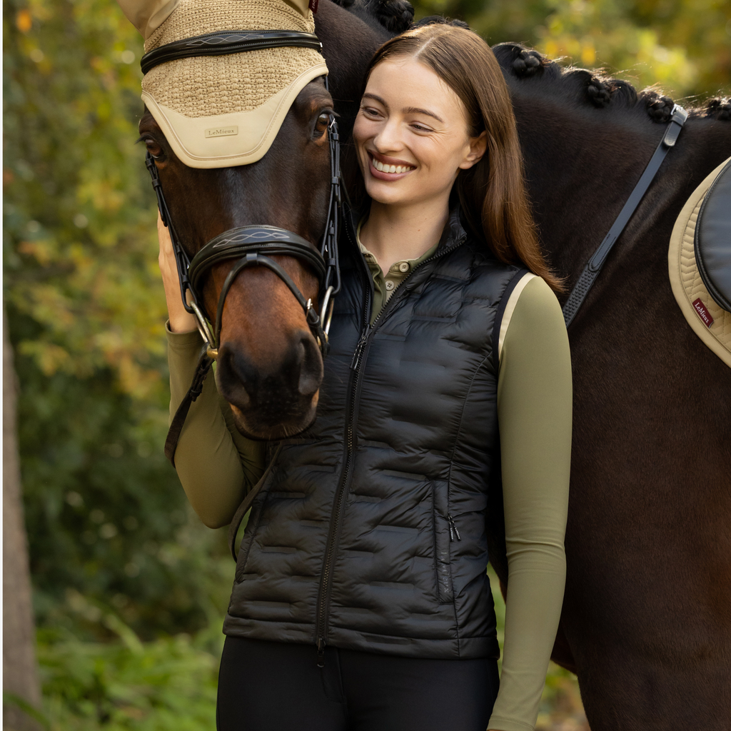 LeMieux Ladies Brooke 3 in 1 Waterproof Hybrid Jacket - Black