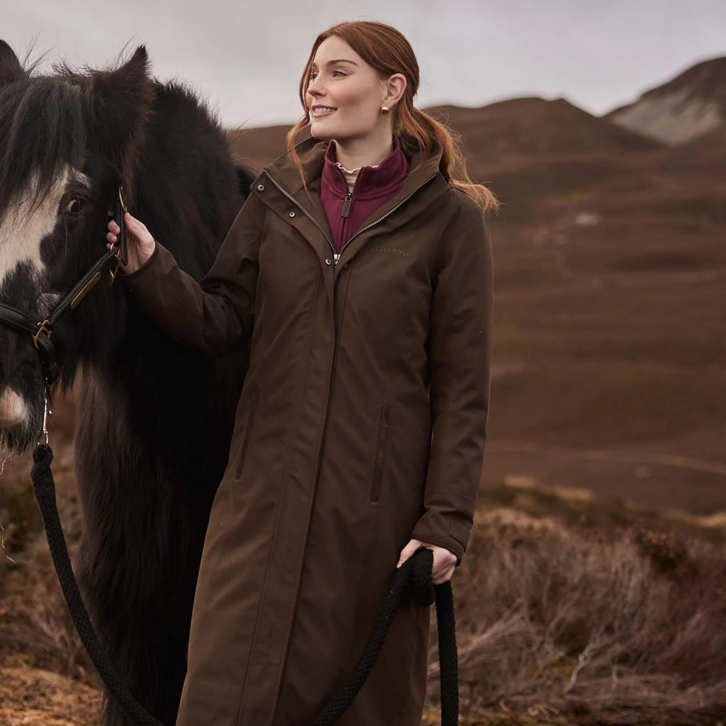 Schoffel Ladies Marefield Waterproof Coat - Dark Caper