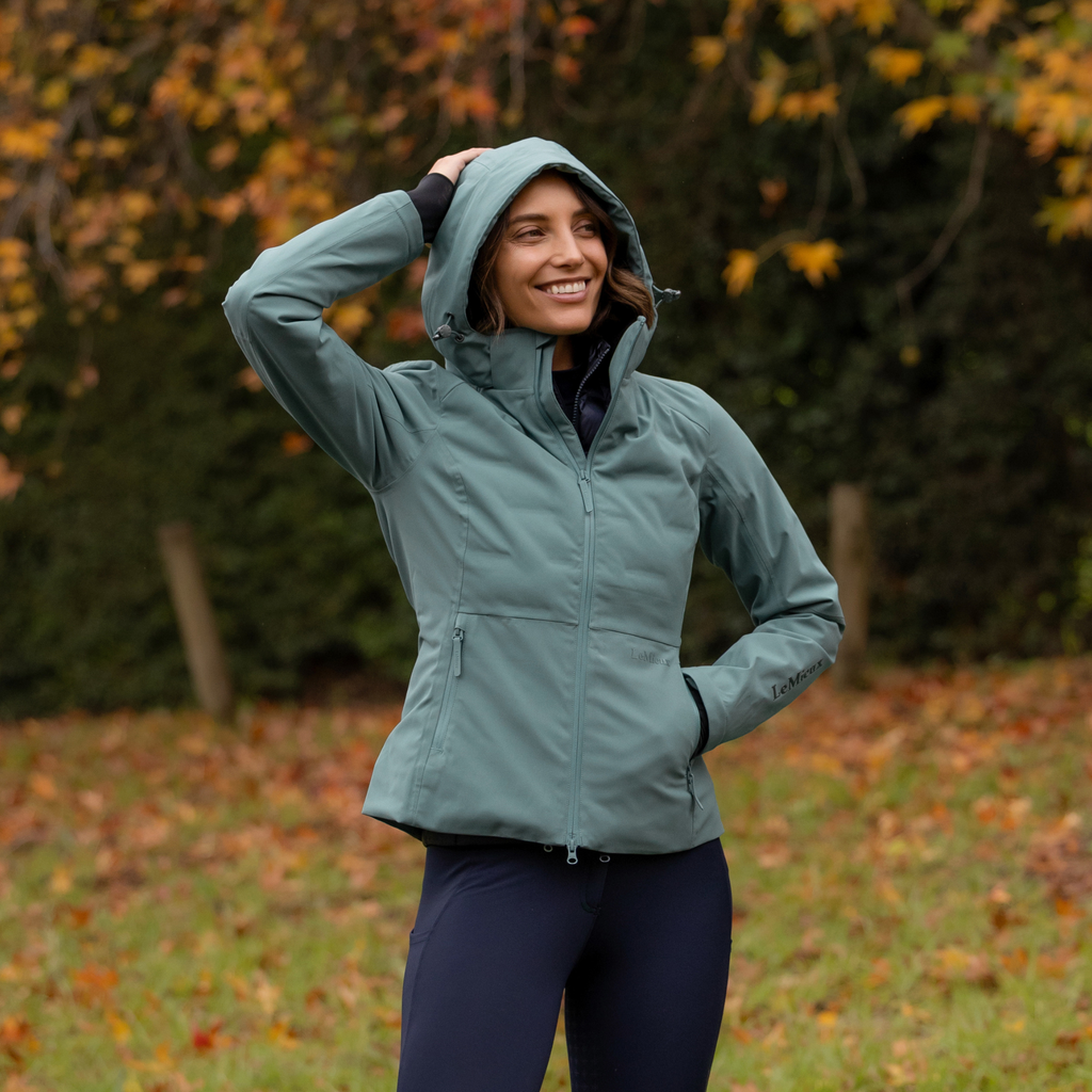 LeMieux Ladies Brooke 3 in 1 Waterproof Hybrid Jacket - Aloe