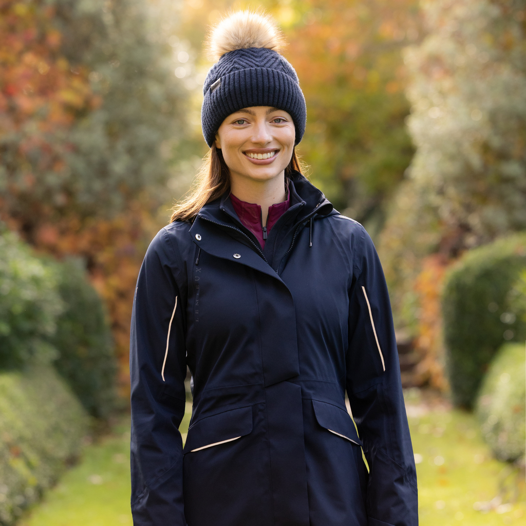 LeMieux Ladies Stormwear Performance Riding Coat - Navy