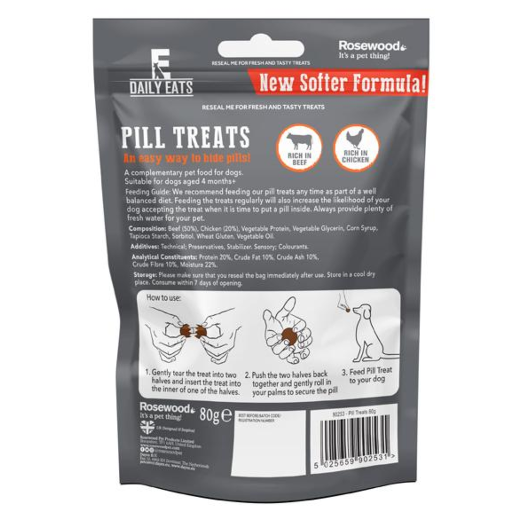 Rosewood Pill Treats - 80g