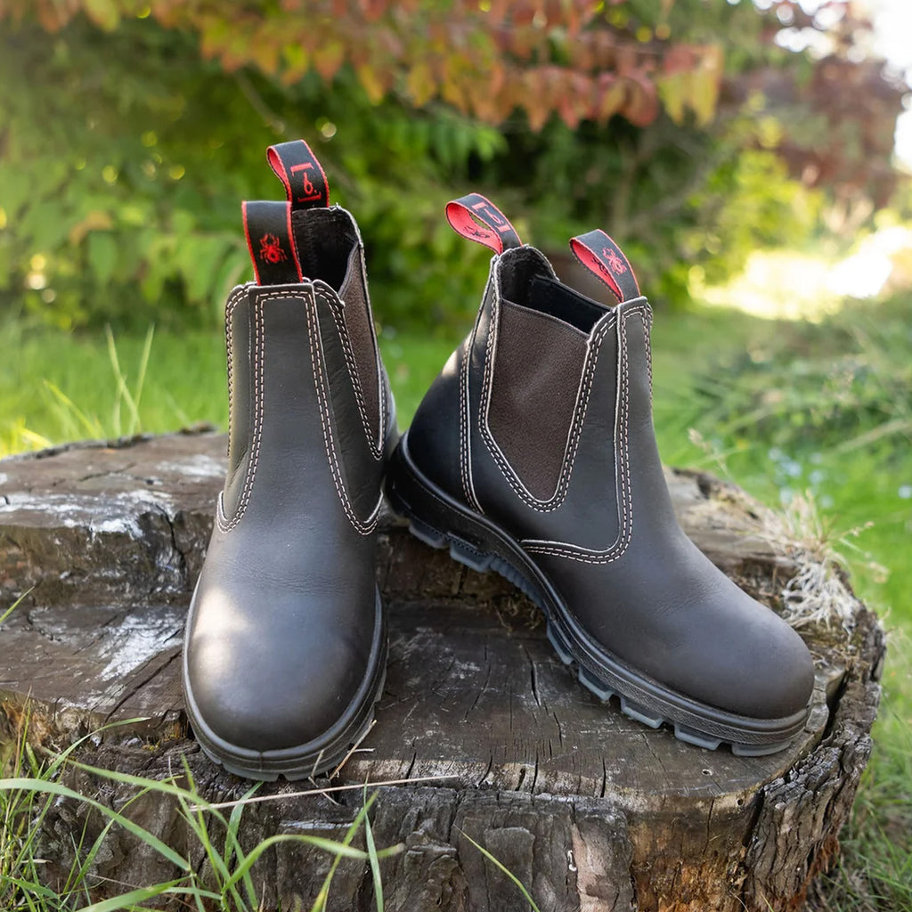 Redback Safety Boot - Brown