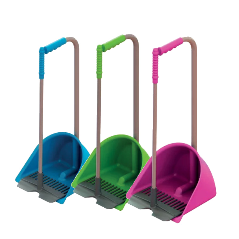 Junior Manure Collector and Rake Set - Blue