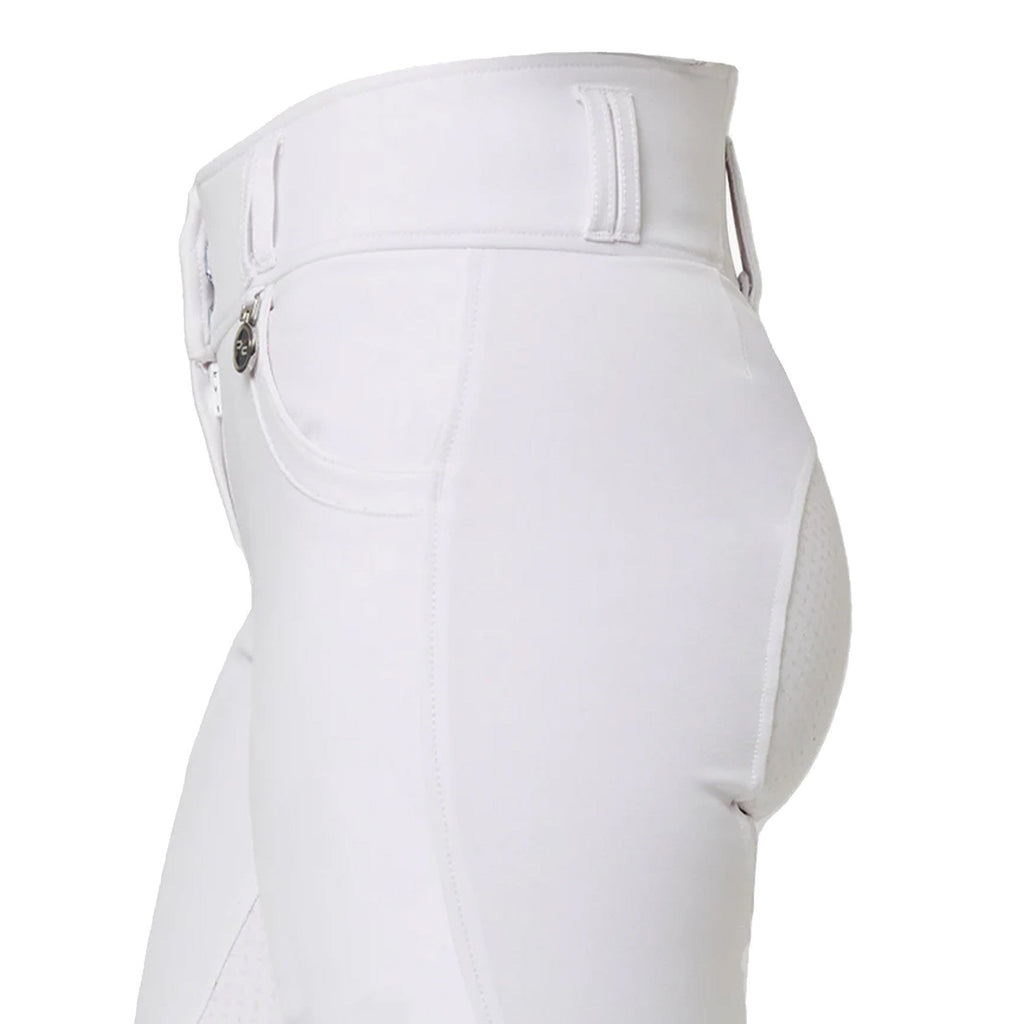 Premier Equine Sophia Ladies Full Seat high Waist Riding Breech - White