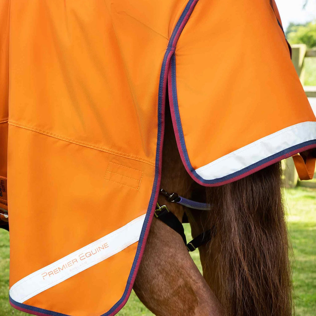 Premier Equine Buster Storm 200g Combo Turnout Rug with Classic Neck - Burnt Orange