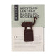 Recycled Leather Cat Bookmark