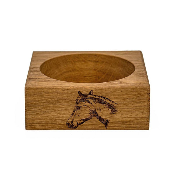 Selbrae House Horse Oak Wine Bottle Coaster