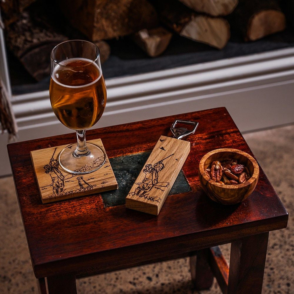 Selbrae House 2 Oak Coasters - Shooting