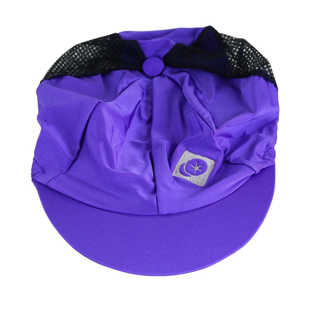 Charles Owen Lycra Mesh Silk - Purple/Black