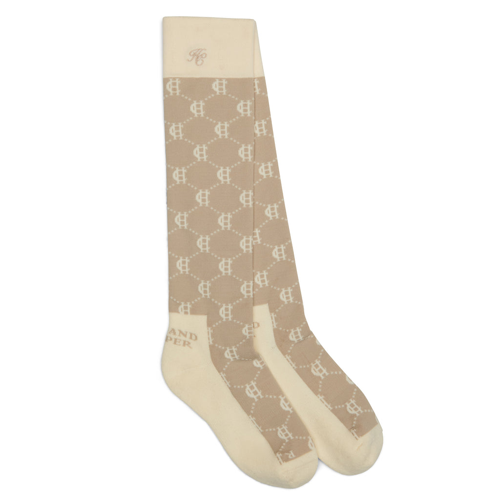 Holland Cooper Riding Sock 2 Pack - Navy Stone