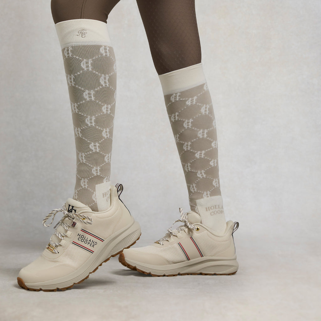 Holland Cooper Riding Sock 2 Pack - Navy Stone