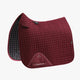 Premier Equine Close Contact Cotton Dressage Saddle Pad - Burgundy