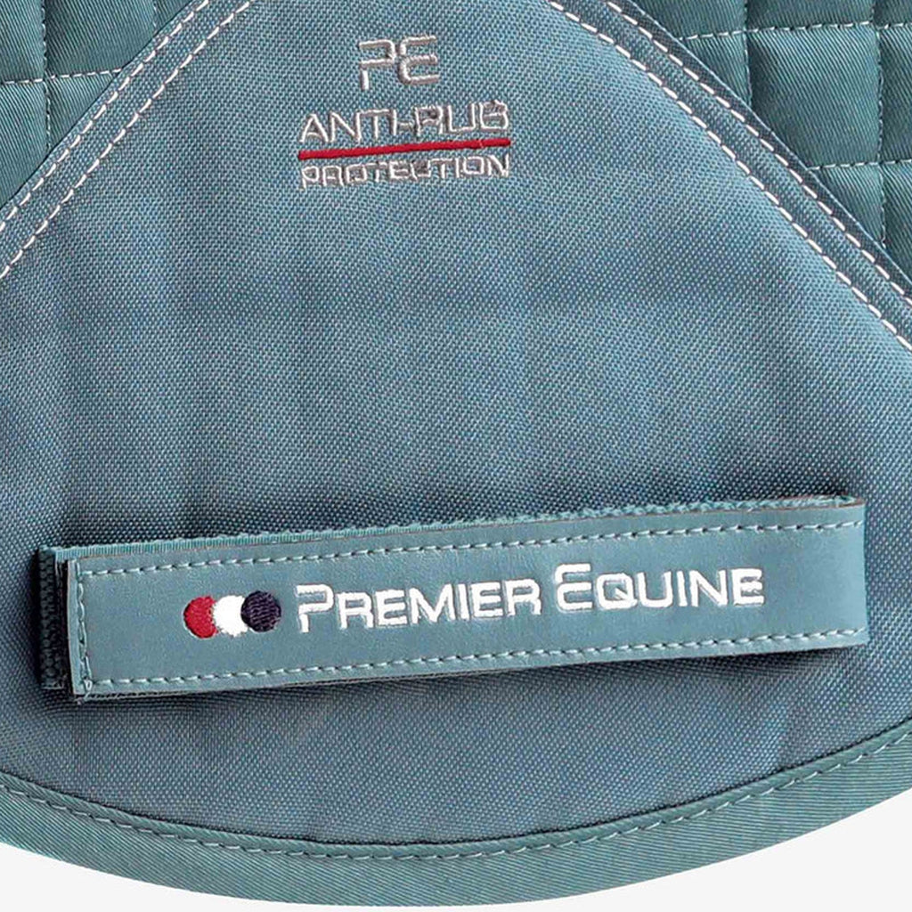 Premier Equine Close Contact Cotton XC Saddle Pad - Turquoise