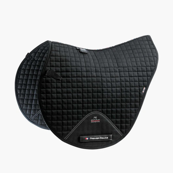 Premier Equine Close Contact Cotton XC Saddle Pad - Black