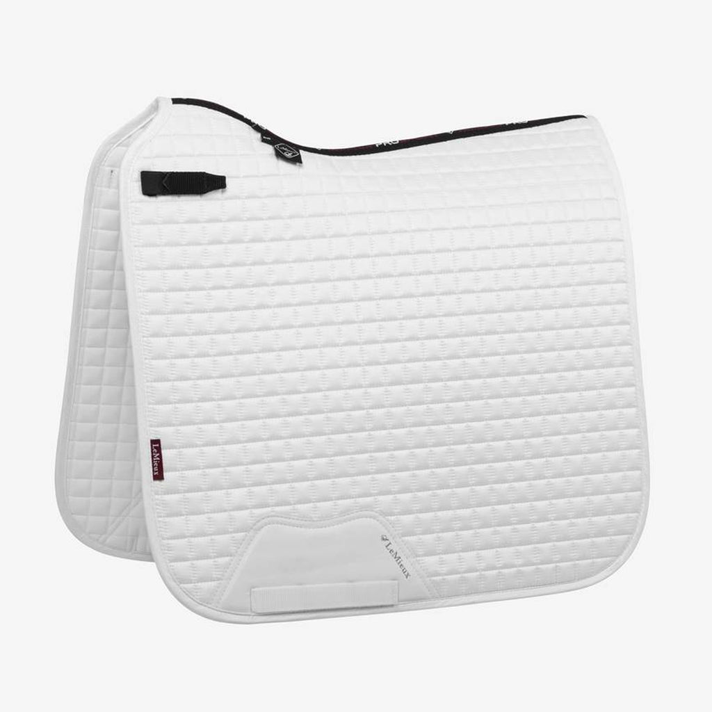 LeMieux Suede Dressage Square - White