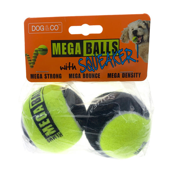 Hemmo and Co Mega Squeaker Balls - 2 Pack
