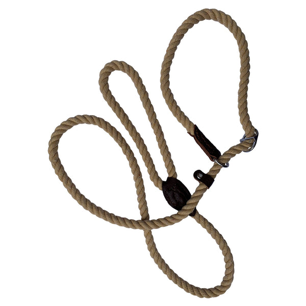 Hem & Boo Cotton Rope Slip Lead - Natural