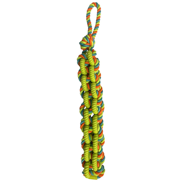 Hemmo & Co XTRA Heavy Duty Block with Woven TPR Dog Toy