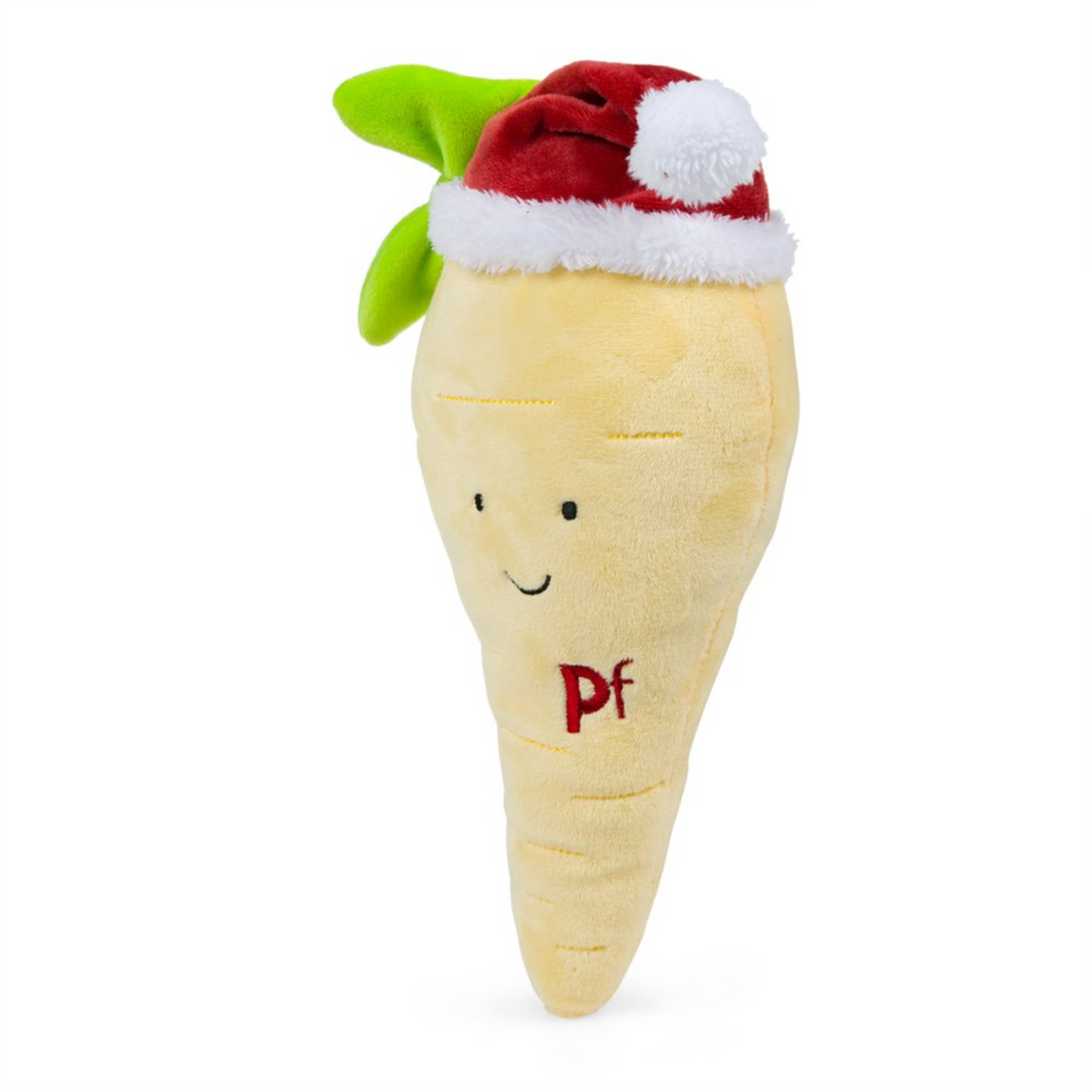 Petface Peter Parsnip Plush Christmas Dog Toy