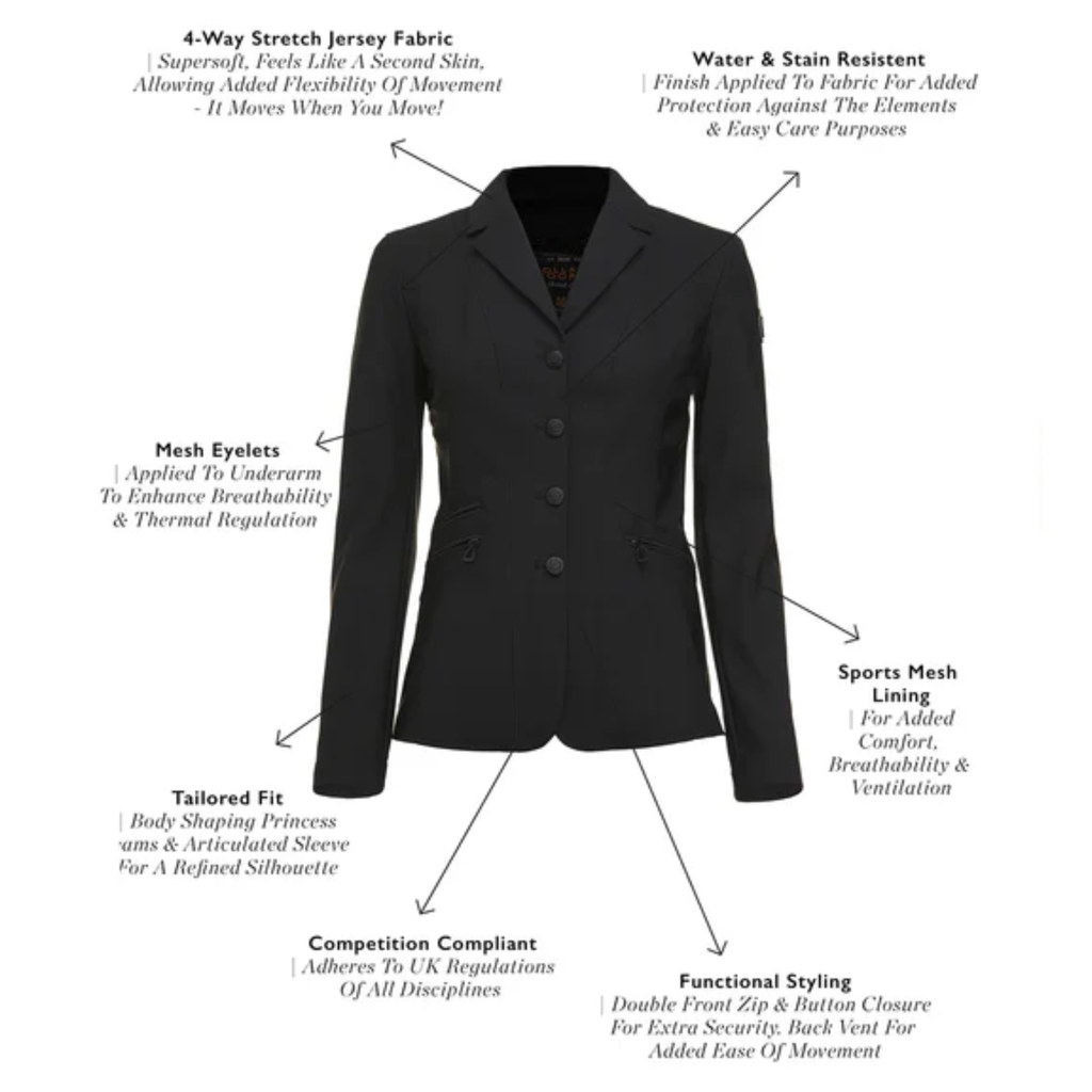 Holland Cooper Competition Jacket - Midnight Black