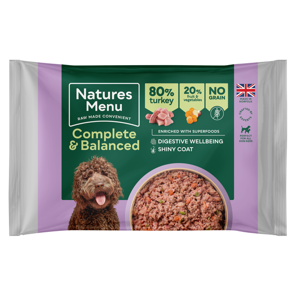 Natures Menu Complete & Balanced Turkey Block - 500g