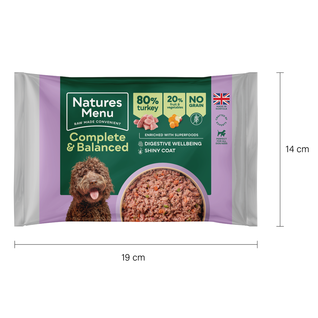 Natures Menu Complete & Balanced Turkey Block - 500g