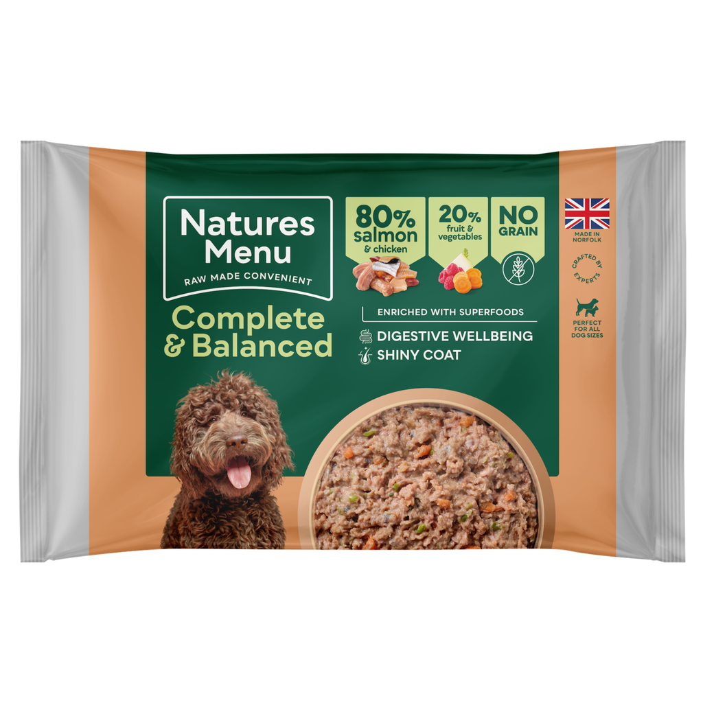 Natures Menu Complete & Balanced Salmon & Chicken Block - 500g