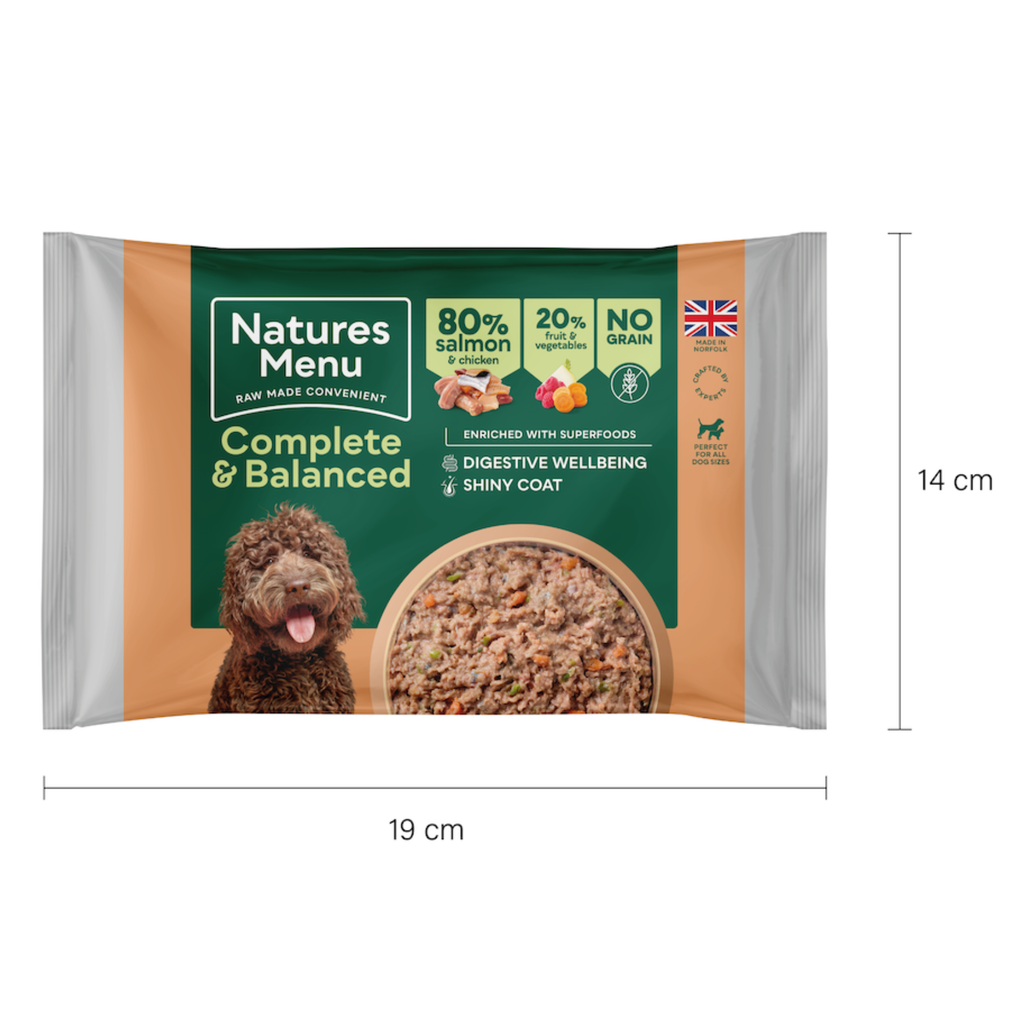 Natures Menu Complete & Balanced Salmon & Chicken Block - 500g