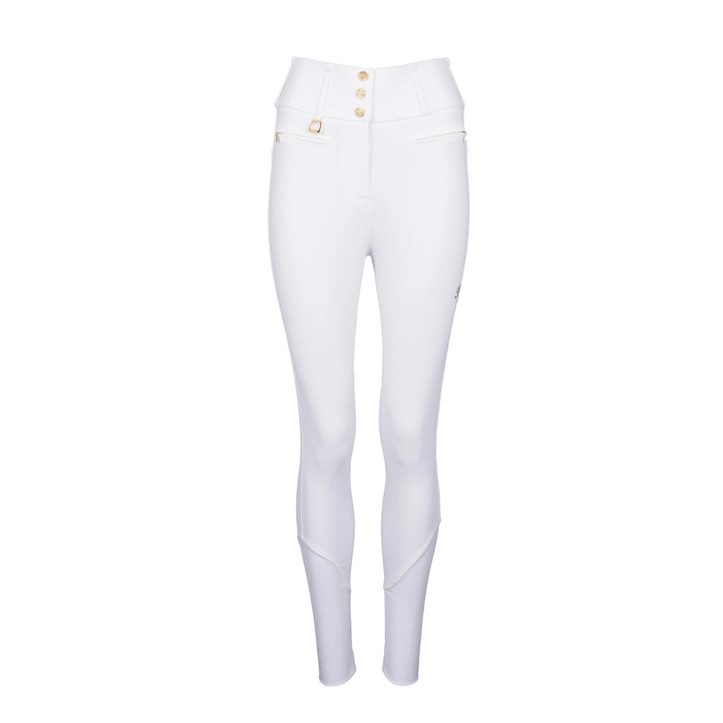 Holland Cooper Premium High Rise Breeches - White