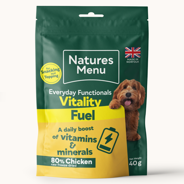 Natures Menu Freeze Dried Functional Chicken Treats for Vitality - 40g