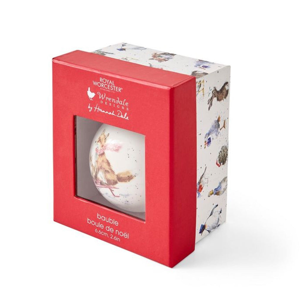 Wrendale The Sleigh Ride Christmas Bauble