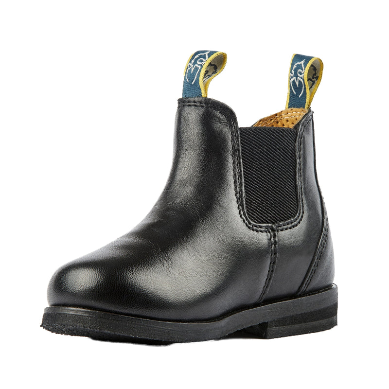 Moretta Fiora Child Jodhpur Boots - Black
