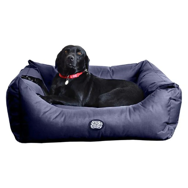 Snug and Cosy Pescara Rectangle Bed - Navy