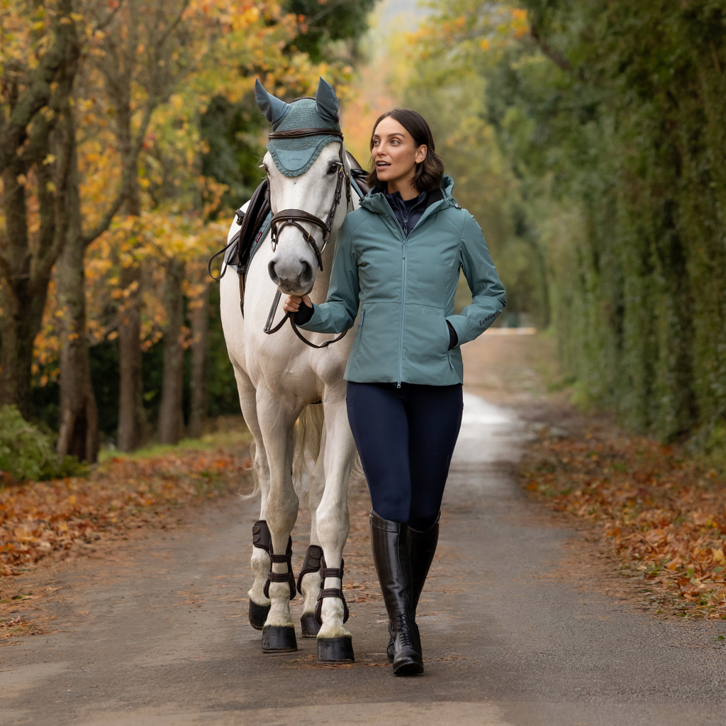LeMieux Ladies Brooke 3 in 1 Waterproof Hybrid Jacket - Aloe
