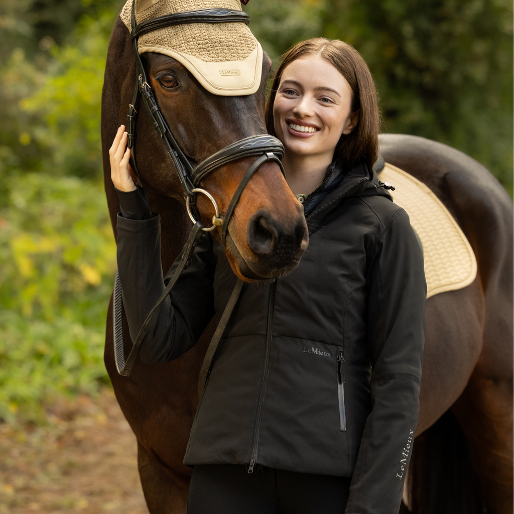 LeMieux Ladies Brooke 3 in 1 Waterproof Hybrid Jacket - Black