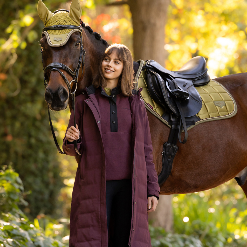 LeMieux Ladies Erin Waterproof Padded Coat - Bramble