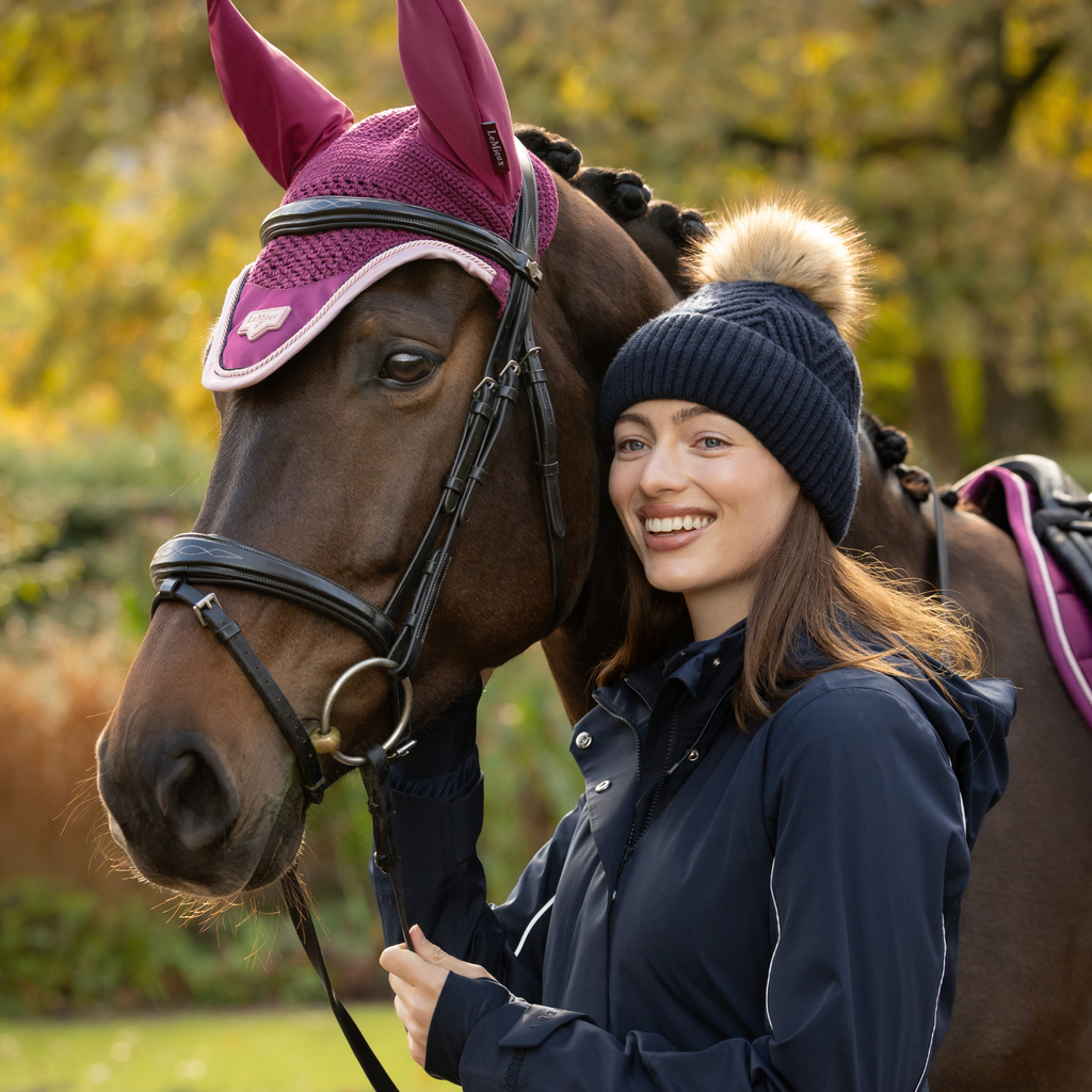 LeMieux Ladies Stormwear Performance Riding Coat - Navy