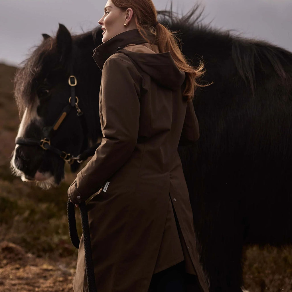 Schoffel Ladies Marefield Waterproof Coat - Dark Caper