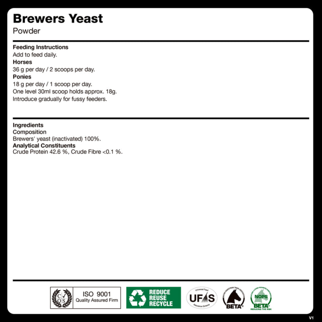 NAF Brewers Yeast - 1kg