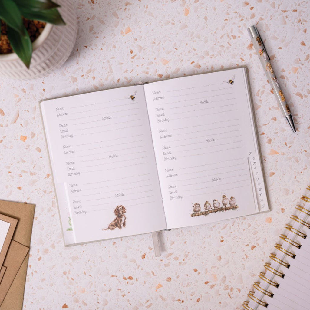 Wrendale Address Book - The Flower Pot