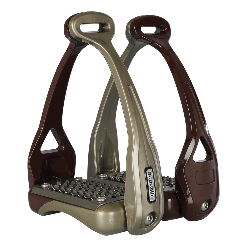 Acavallo Opera Stirrups - Brown