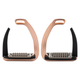 Acavallo Rel-X Easy Stirrups - Rose Gold