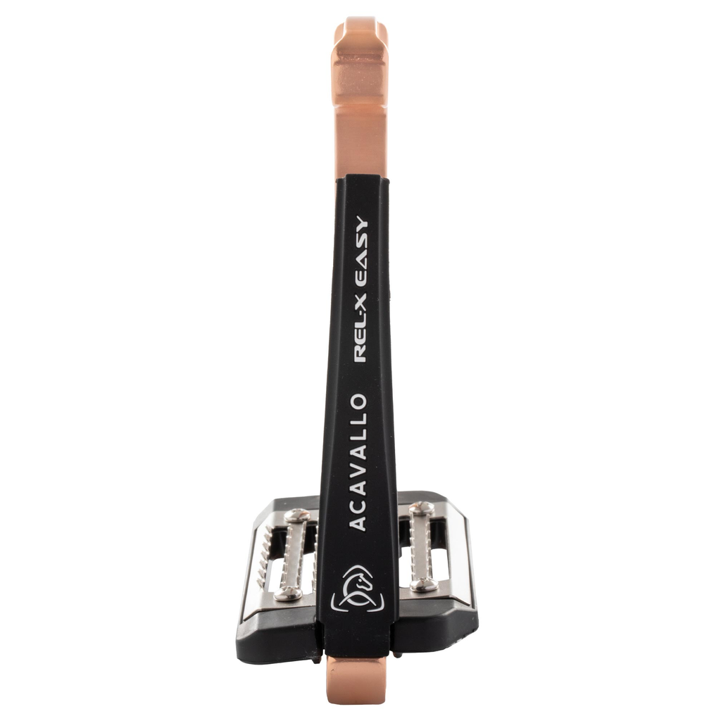 Acavallo Rel-X Easy Stirrups - Rose Gold
