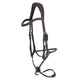 Acavallo Mexican Bridle with Contrast Stitching - Black