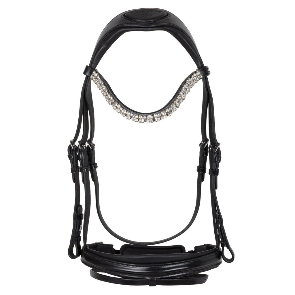 Acavallo Lux Dressage Bridle - Black